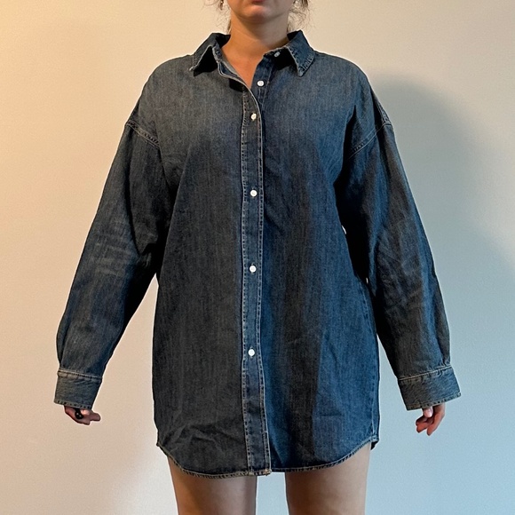 Zara Denim Dress - Picture 3 of 4